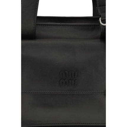 Miu Miu Brown Calf Leather Bos Taurus Shoulder Bag
