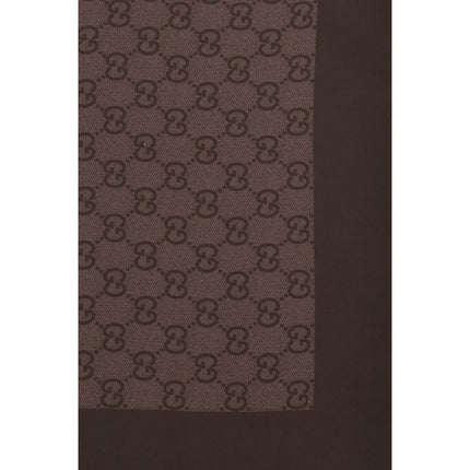 Gucci Brown Silk Foulard