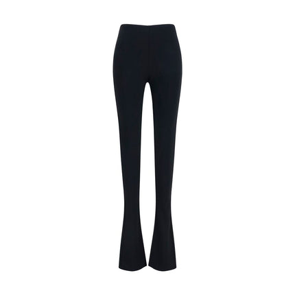 Gucci Black Viscose Flared Pants