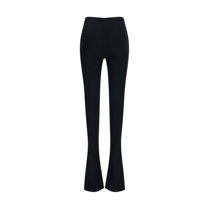 Gucci Black Viscose Flared Pants