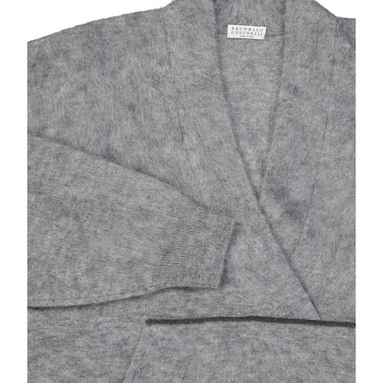 Brunello Cucinelli Gray Wool Sweatshirt
