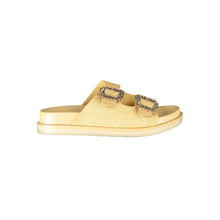Laura Biagiotti Beige Polyurethane Women's Slipper