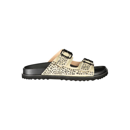 Laura Biagiotti Beige Polyurethane Women's Slipper