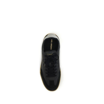 Axel Arigato Black Calf Leather Bos Taurus Low Top Sneakers