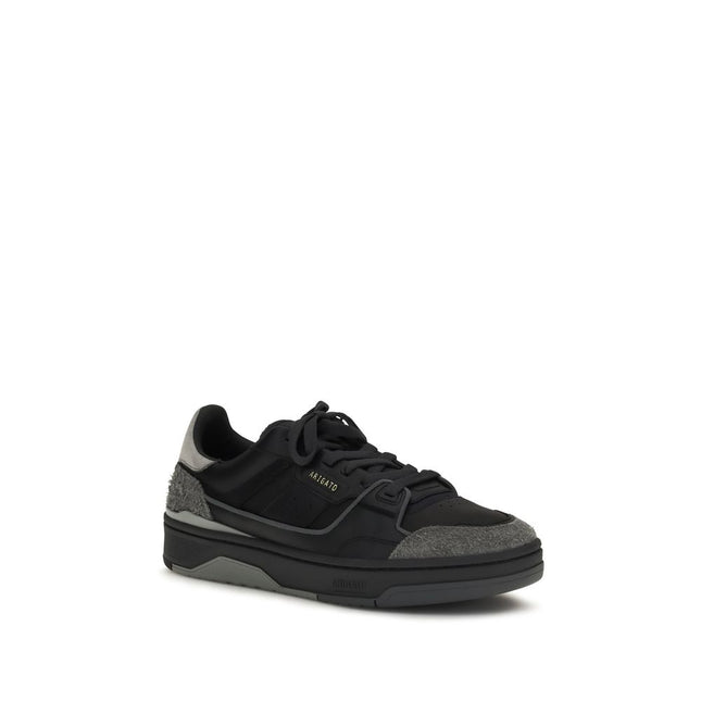 Axel Arigato Black Calf Leather Bos Taurus Low Top Sneakers