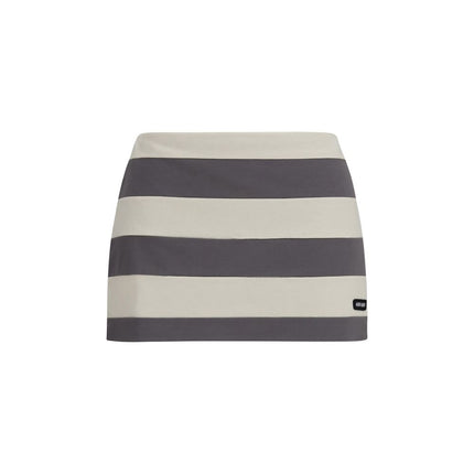 Miu Miu Multicolor Cotton Mini Skirt