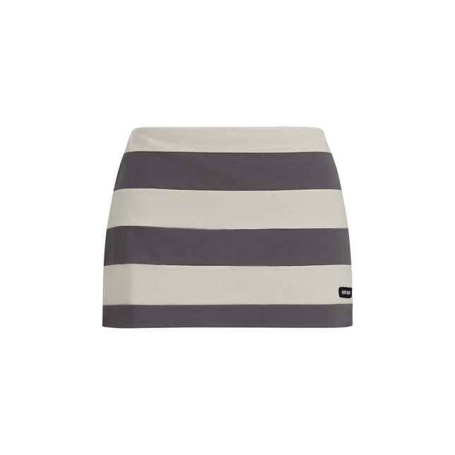 Miu Miu Multicolor Cotton Mini Skirt