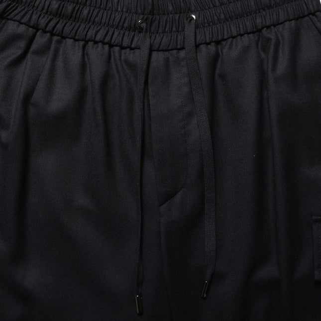 Dolce & Gabbana Black Mid Waist Cargo Jogger Sweatpants Pants