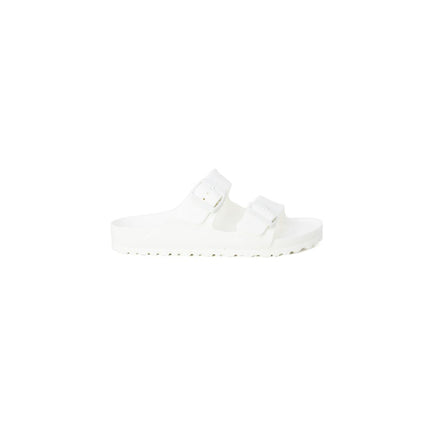 Birkenstock White Plastic Flat Sandals