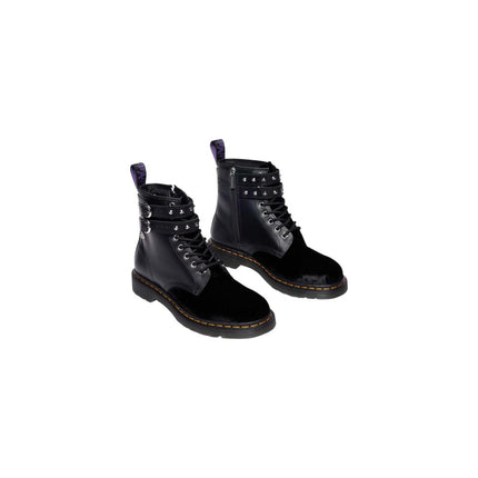 Dr. Martens Black Leather Lace-Up Boots