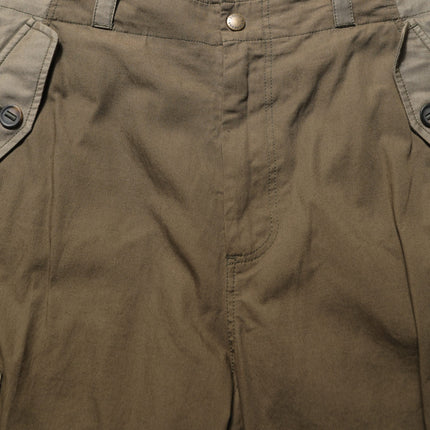 Dolce & Gabbana Brown Mid Waist Straight Cargo Trouser Pants