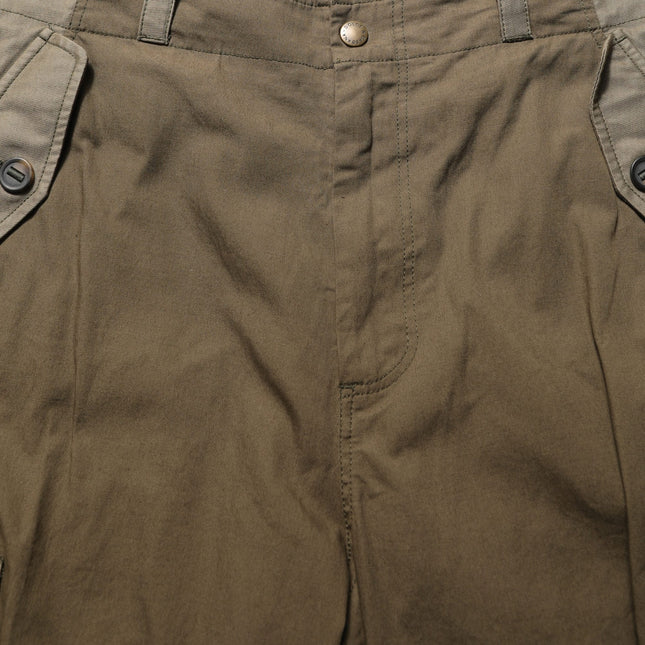 Dolce & Gabbana Brown Mid Waist Straight Cargo Trouser Pants