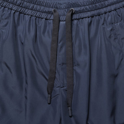 Dolce & Gabbana Dark Blue Polyester Jogger Sweatpants Pants