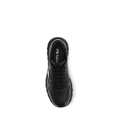 Prada Black Polyester Athletic Sneakers