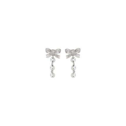 Self-Portrait Silver Brass Earrings