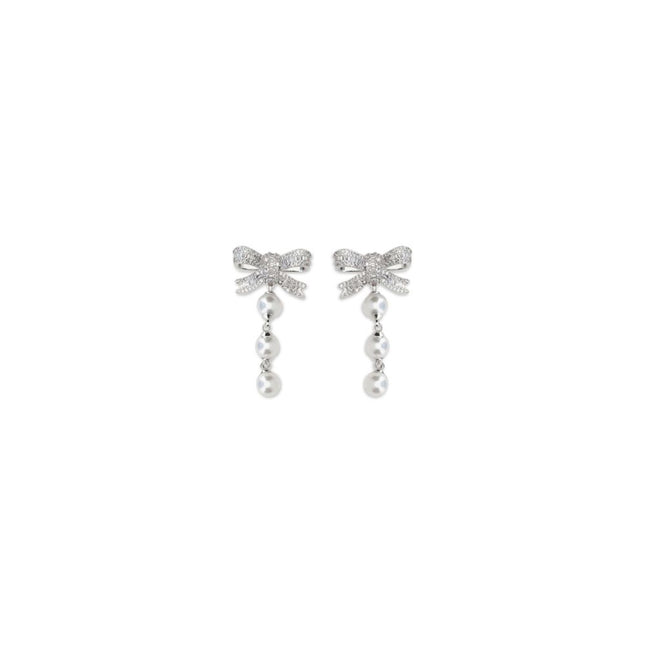 Self-Portrait Silver Brass Earrings