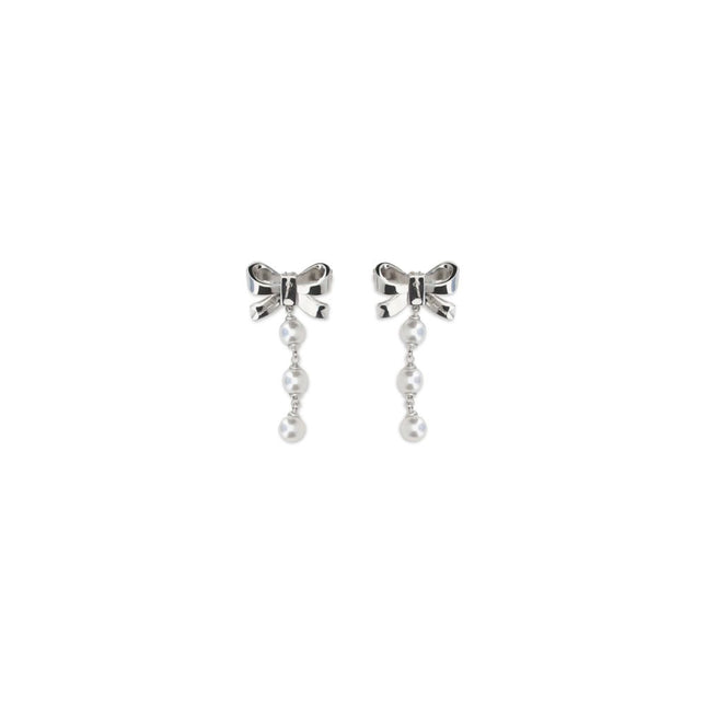 Self-Portrait Silver Brass Earrings