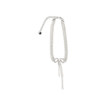 Self-Portrait Silver Brass Necklace