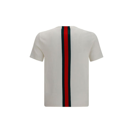 Gucci White Cotton T-Shirt