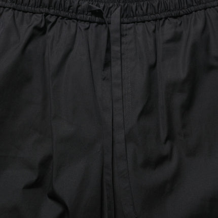 Dolce & Gabbana Black Cotton Sweatshorts Men Bermuda Shorts