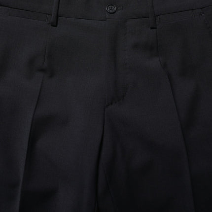 Dolce & Gabbana Black Wool Slim Fit Formal 3 Piece Men Suit