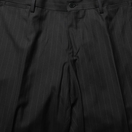 Dolce & Gabbana Black Stripes Slim Fit Formal 3 Piece Suit