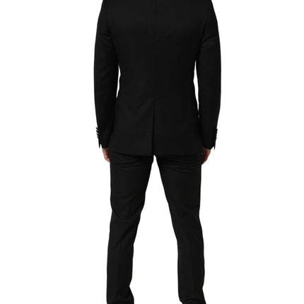 Dolce & Gabbana Black MARTINI Slim Fit Formal 3 Piece Suit