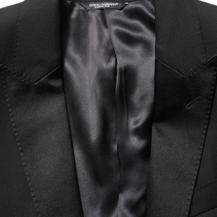 Dolce & Gabbana Black MARTINI Slim Fit Formal 3 Piece Suit