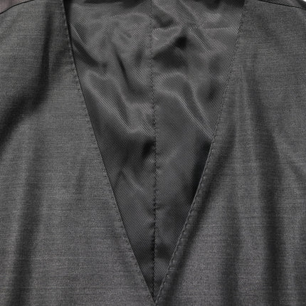 Dolce & Gabbana Gray MARTINI Slim Fit Formal 3 Piece Suit
