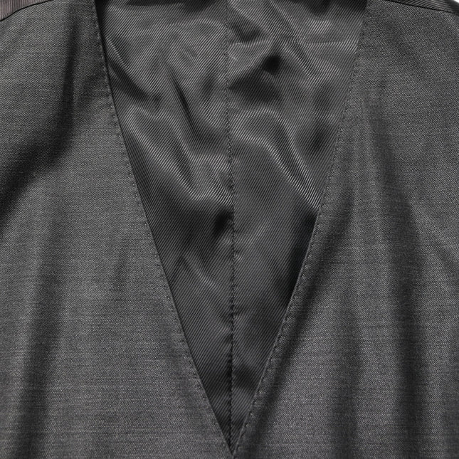 Dolce & Gabbana Gray MARTINI Slim Fit Formal 3 Piece Suit