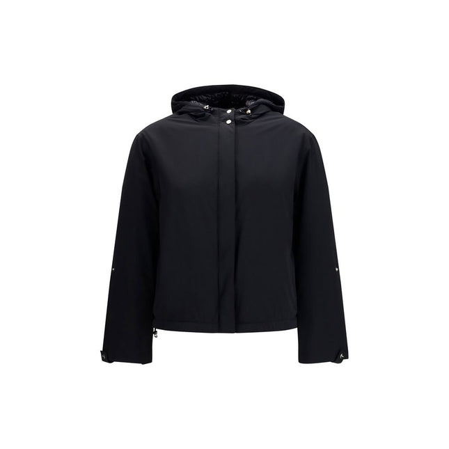 Herno Black Polyamide Shell Jacket
