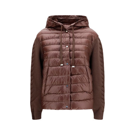 Herno Brown Polyester Full-Length Jacket
