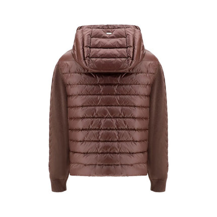 Herno Brown Polyester Full-Length Jacket