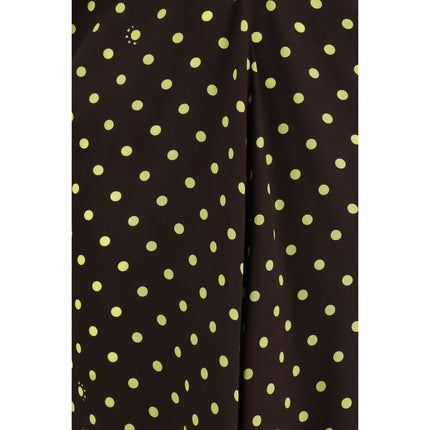 Marni Brown Silk Casual Dress