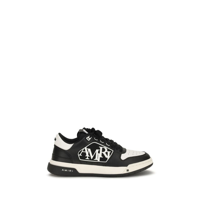 Amiri Black Calf Leather Bos Taurus Low Top Sneakers
