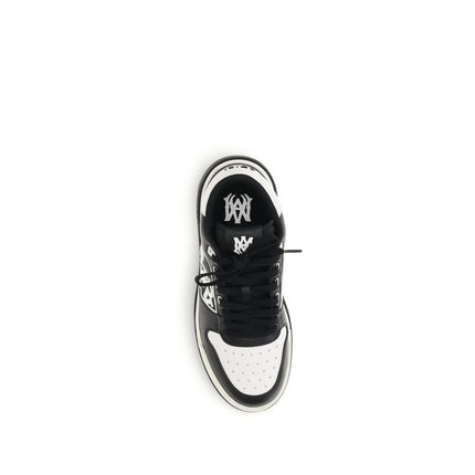 Amiri Black Calf Leather Bos Taurus Low Top Sneakers