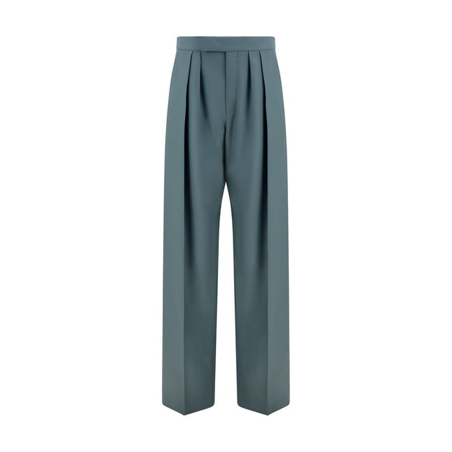 Chloé Bicolor Wool Oves Aries Dress Pants