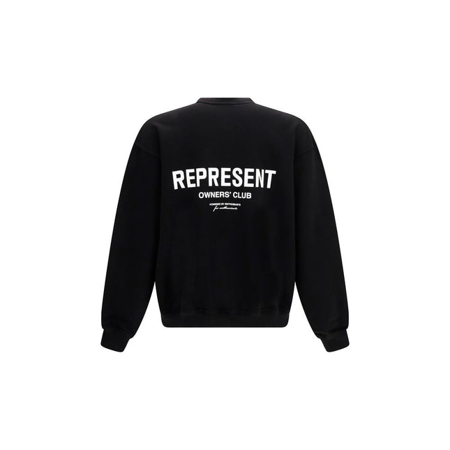 Represent Black Cotton Sweatshirt