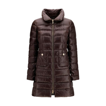 Herno Brown Polyamide Full-Length Jacket