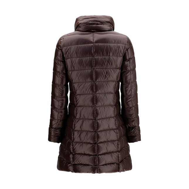 Herno Brown Polyamide Full-Length Jacket