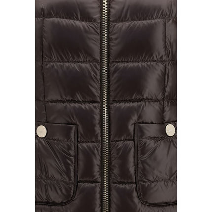 Herno Brown Polyamide Full-Length Jacket
