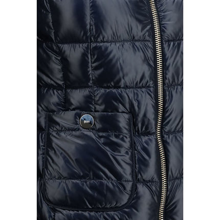 Herno Blue Polyamide Full-Length Jacket