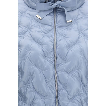 Herno Blue Polyester Full-Length Jacket