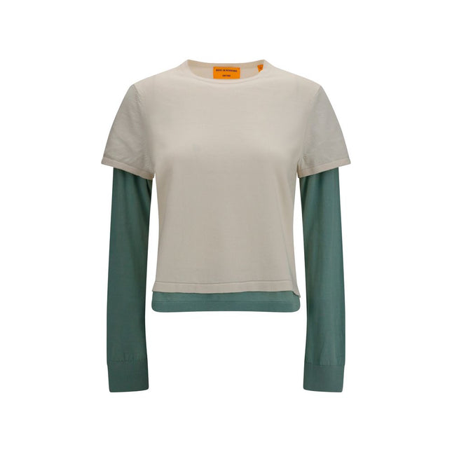 Guest in Residence Beige Cotton Sweatshirt