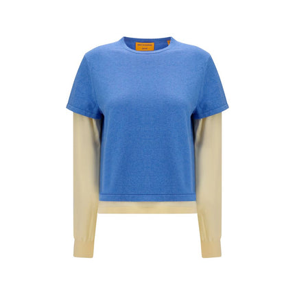 Guest in Residence Blue Cotton Sweatshirt