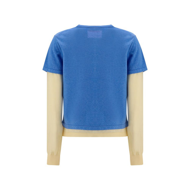 Guest in Residence Blue Cotton Sweatshirt