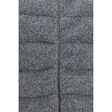 Herno Gray Polyester Sleeveless Jacket