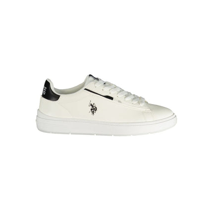 U.S. POLO ASSN. Bianco Polyurethane Mens Sneaker
