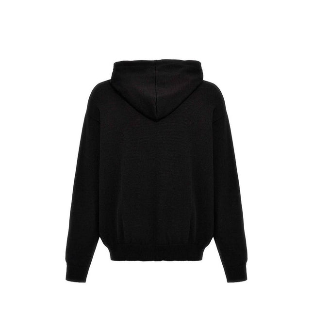 Moschino Couture Black Cotton Sweatshirt