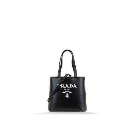 Prada Black Calfskin Tote Bag